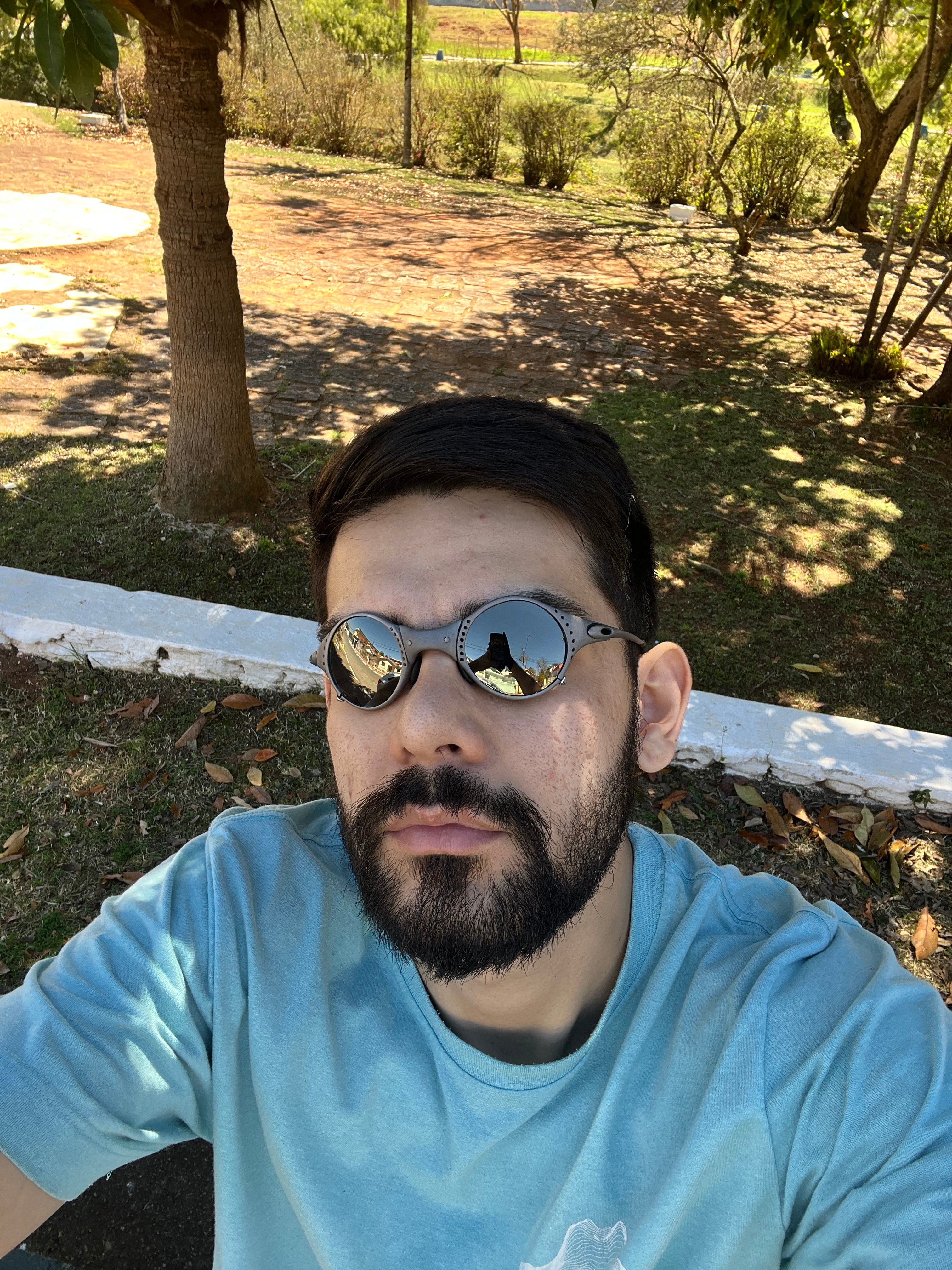 Mars Crater Black Espelhada Linha Ouro