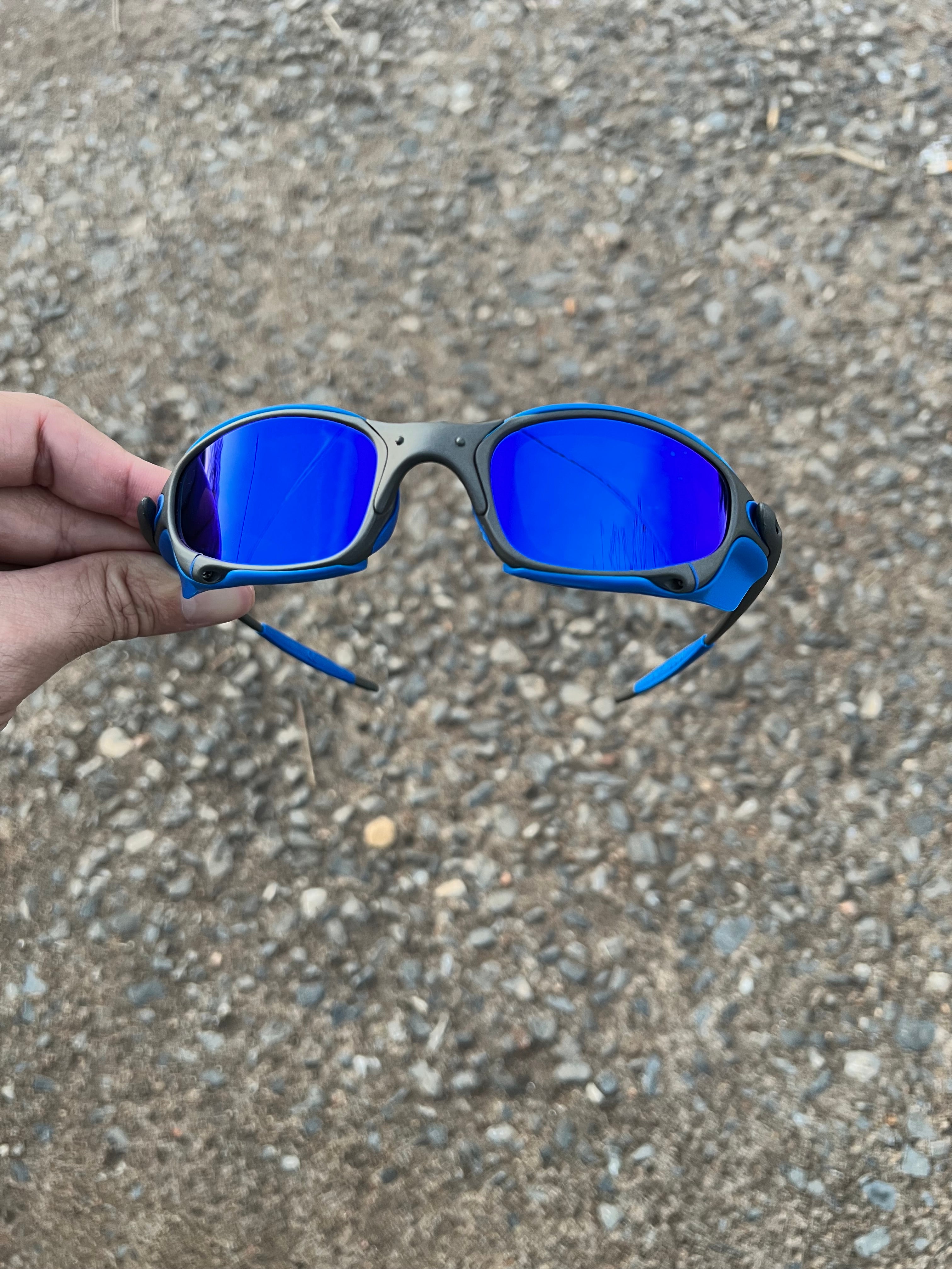 Juliet X-Metal Neon Blue Kit Azul + Side Azul (2x1)