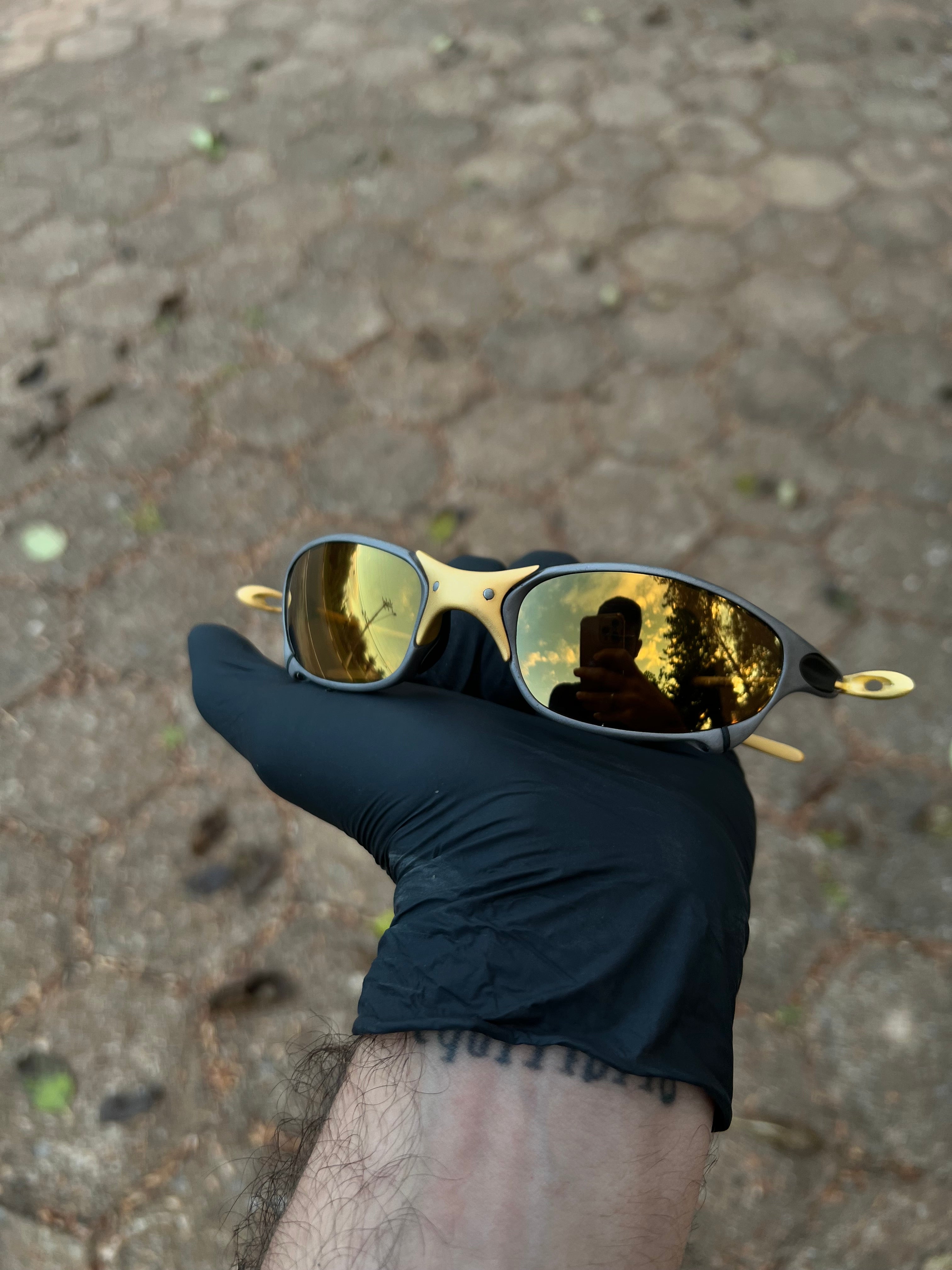 Juliet Corvette X-Metal Gold Café Linha Ouro