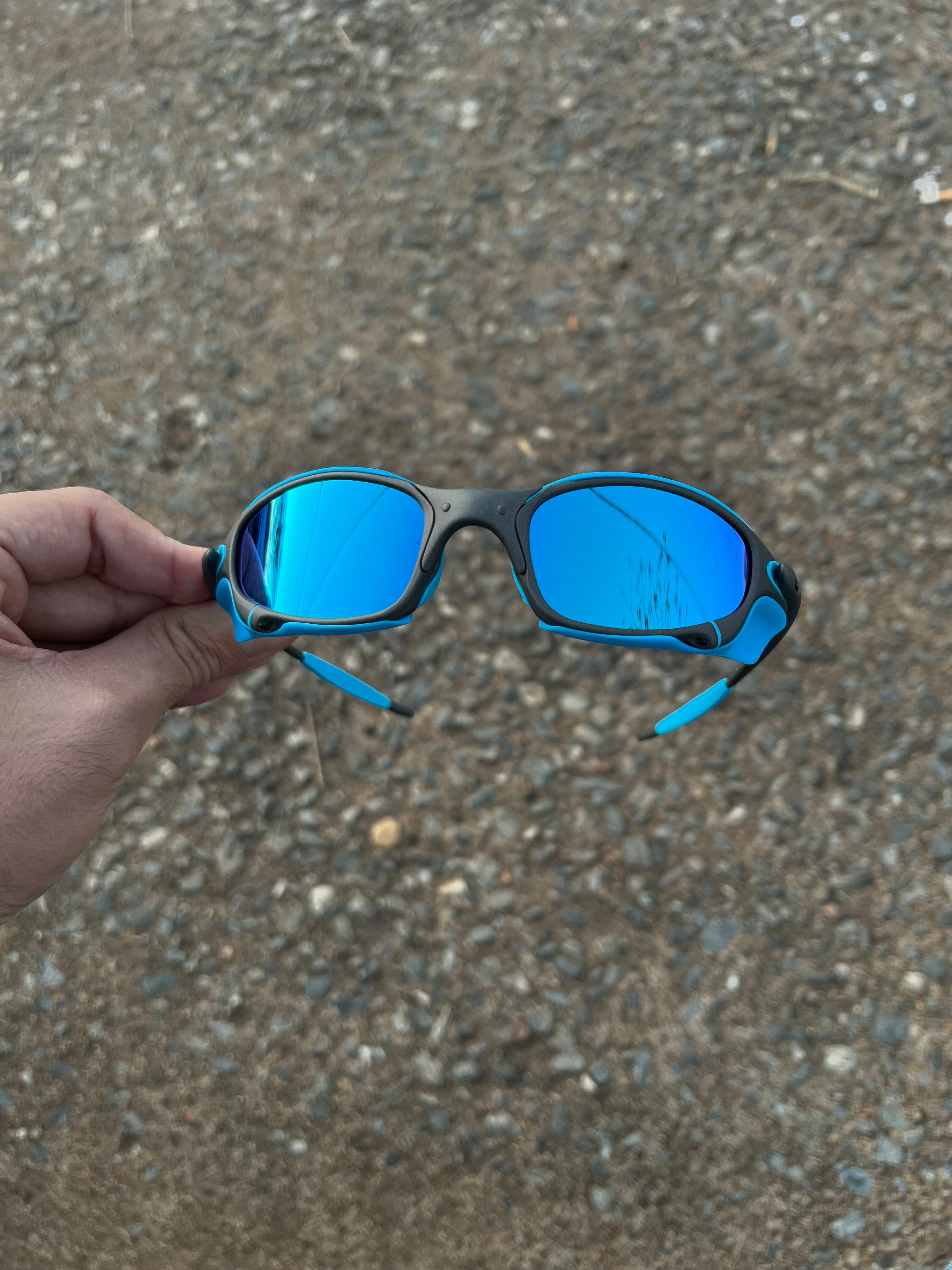 Juliet X-Metal Ice Thug Kit Azul + Side Azul (2x1)