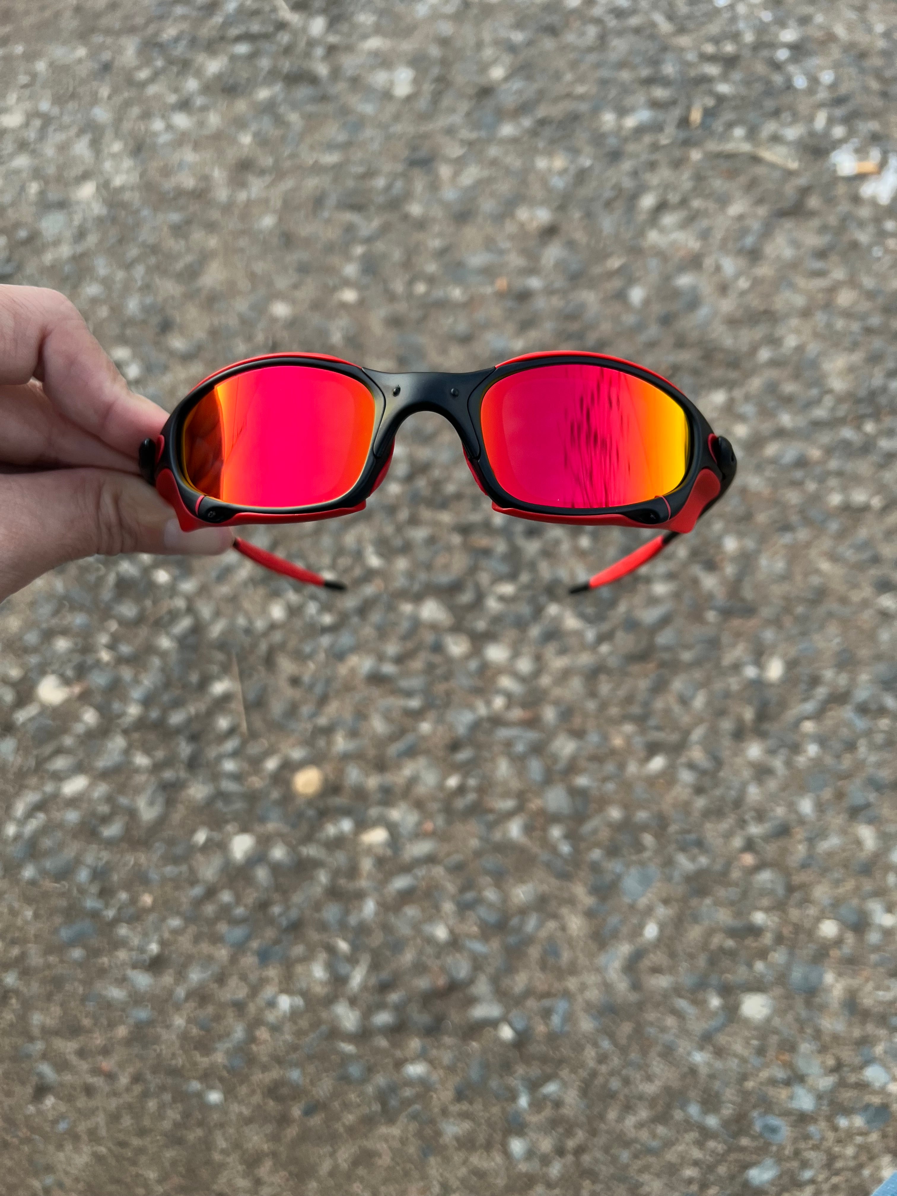 Juliet Carbon Rubi Kit Vermelho + Side Vermelho (2x1)
