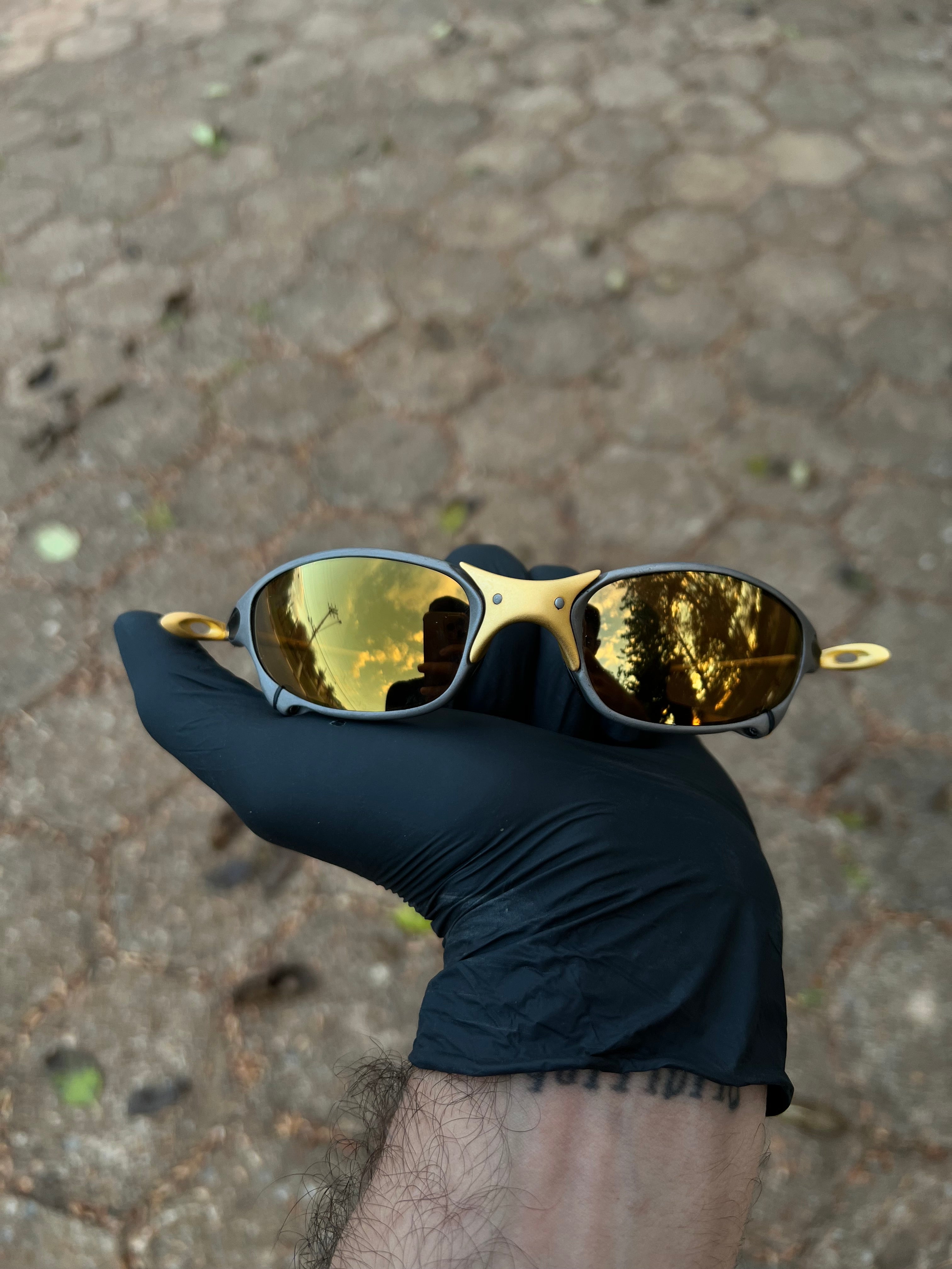 Juliet Corvette X-Metal Gold Café Linha Ouro