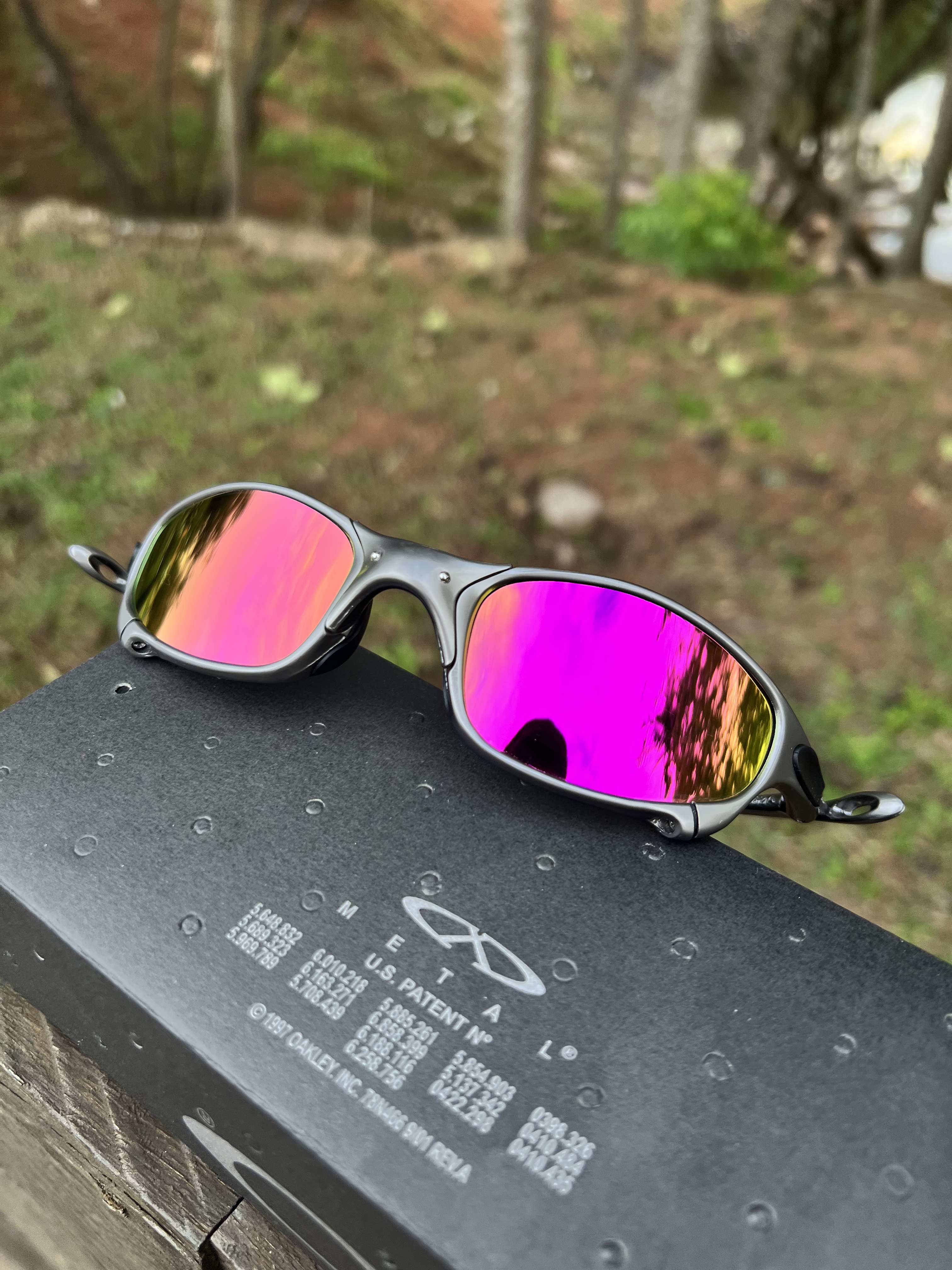 Juliet Carbon Polished Pink (escolha a borracha) (un)