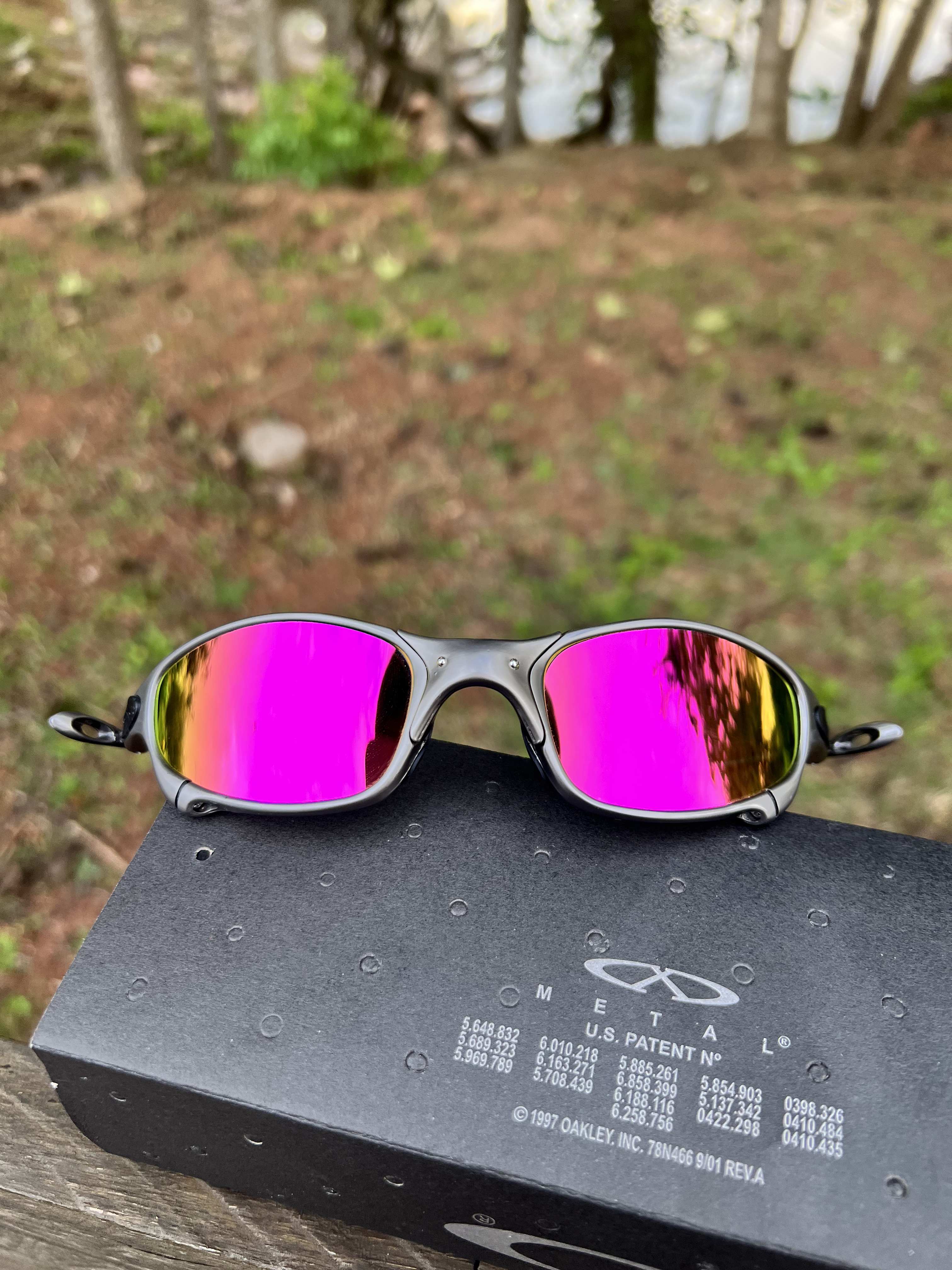 Juliet Carbon Polished Pink (escolha a borracha) (un)
