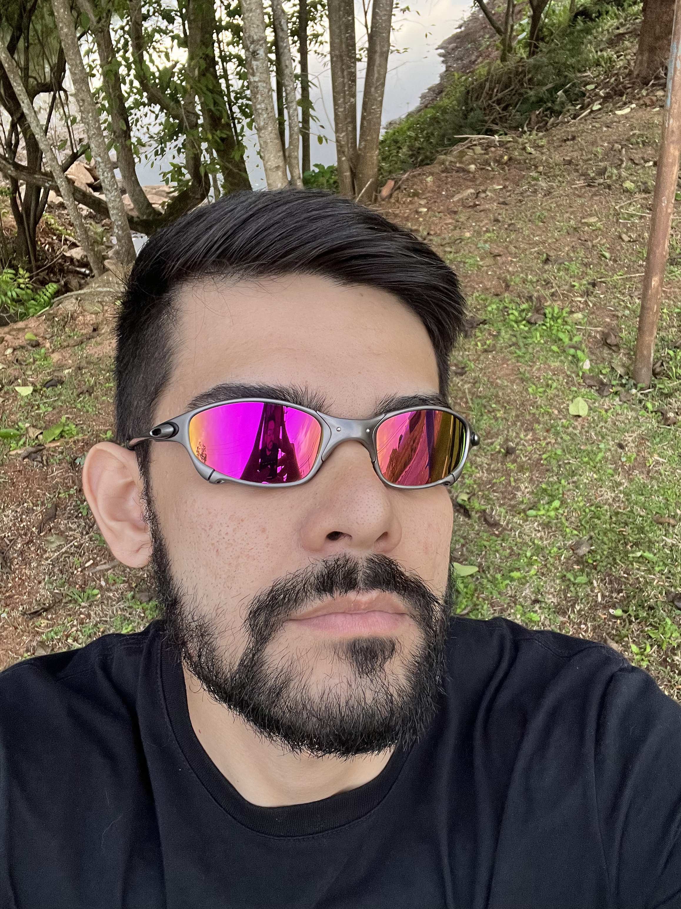 Juliet Carbon Polished Pink (escolha a borracha) (un)